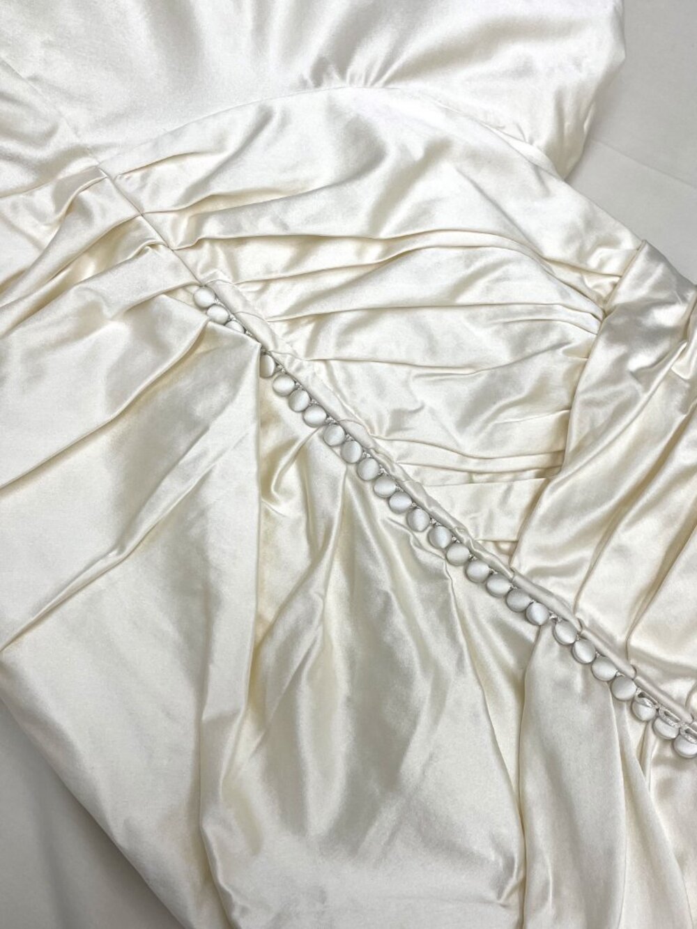 Marisa Satin Mermaid Wedding Gown - Picture 8 of 13